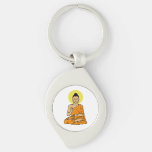 Porte-clés Bouddha Buddhism.net Dessin
