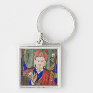 Porte-clés Bouddha Padmasambhava, charme chanceux, Népal