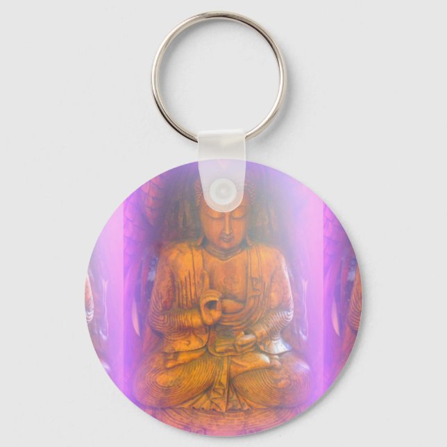 Porte-clés bouddha violet porte - clé (Recto)