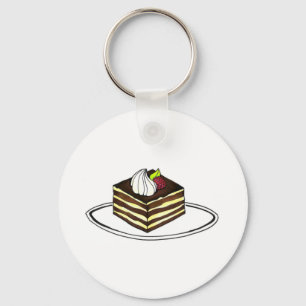 Porte-clés Boulangerie italienne Tiramisu Dessert de frambois