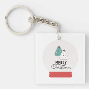 Porte-clés Boule à neige de Noël Cookie 