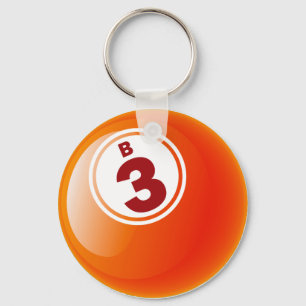 PORTE-CLÉS BOULE DE BINGO-TEST DE B 3