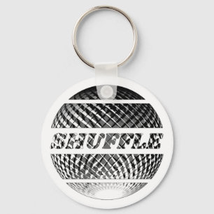 Porte-clés Boule de danse Shuffy disco en argent