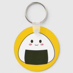 Porte-clés Boule de riz de Kawaii "Onigiri"