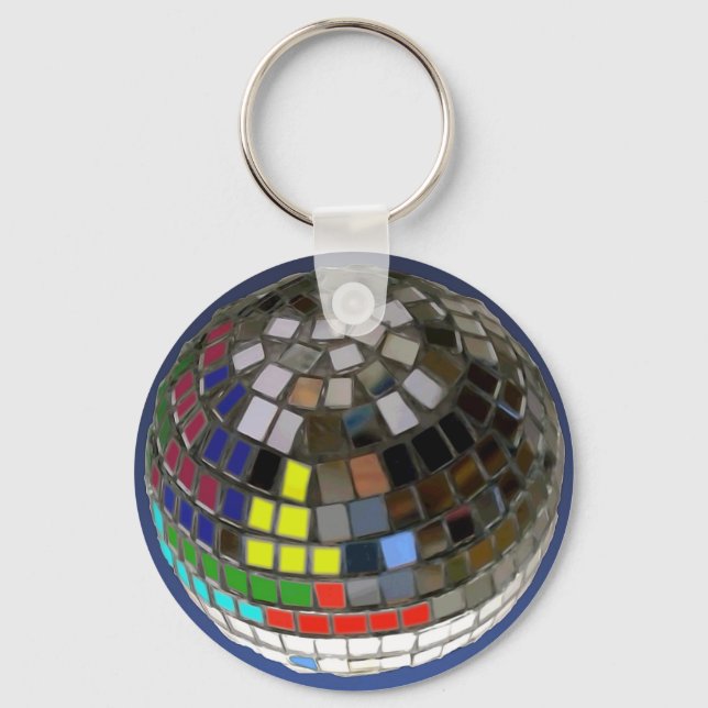 Porte-clés boule disco (Recto)