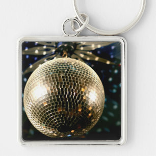 Porte-clés Boule Disco en miroir 3
