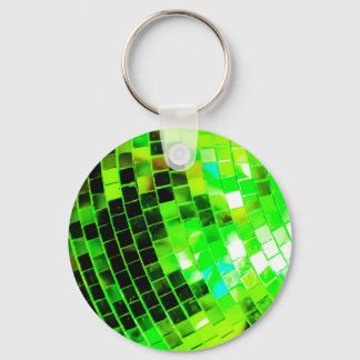 Porte-clés Boule Green Funky Disco