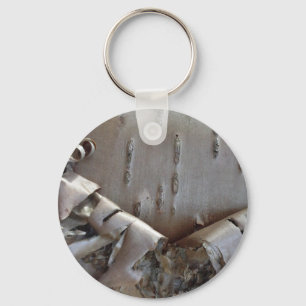Porte-clés Bouleau Tordue Écorce Arbre Rustique