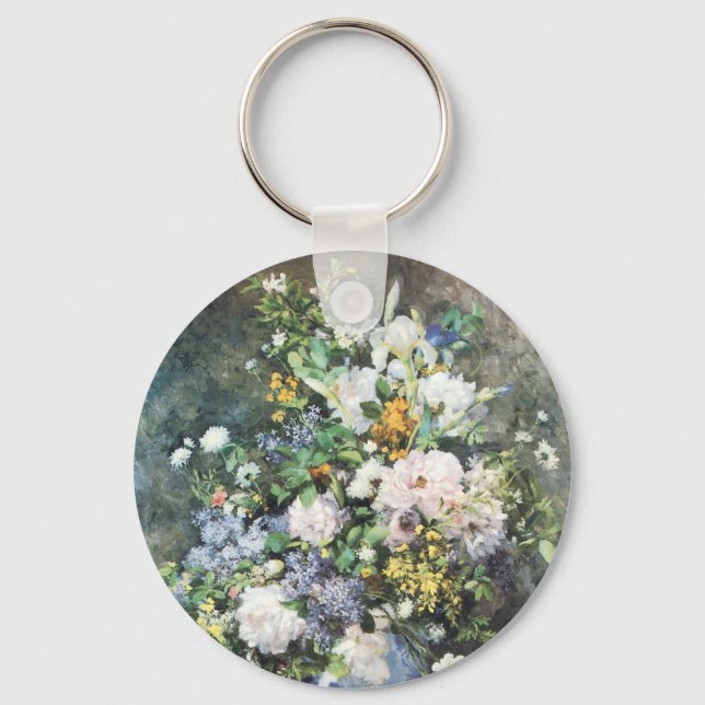Porte-clés Bouquet de printemps de Pierre Renoir, Fleurs Vint (Recto)