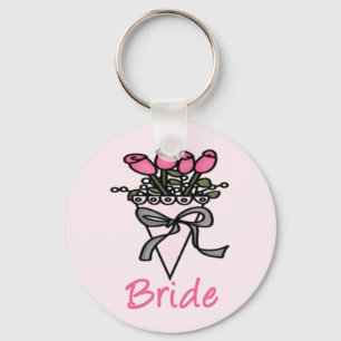 Porte-clés Bouquet nuptiale simplement adorable