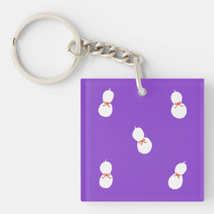 Porte-clés Bouteille Gourd avec Motif de ruban