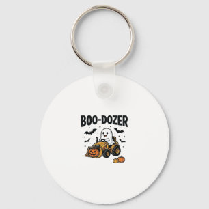 Porte-clés Bouteur fantôme Halloween Boo-Dozer Design_1