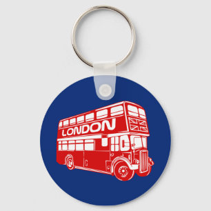 Porte-clés Bouton d'autobus de Londres