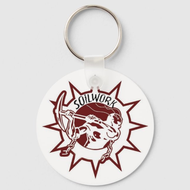 Porte-clés Bouton de travail du sol (Recto)