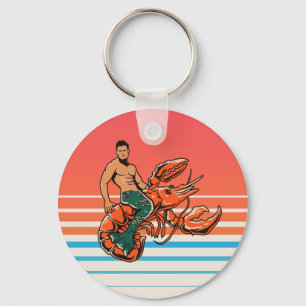 Porte-clés Bouton Homard de Merman Riding