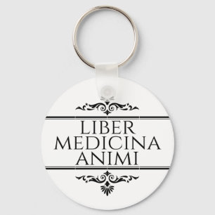 Porte-clés Bouton magnétique Liber Medicina Animi