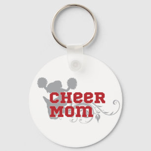Porte-clés Bouton Porte - clé Cheerlead Maman
