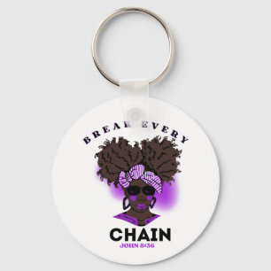 Porte-clés Bouton Porte - clé Verset Bible Pour Femmes Noires