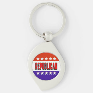 Porte-clés Bouton républicain