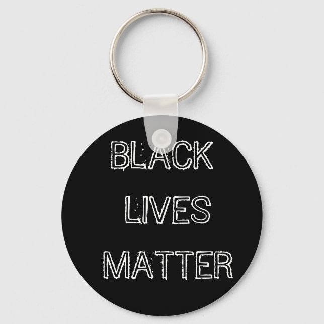 Porte-clés Bouton rond Porte - clé Lanyard Black Lives (Recto)
