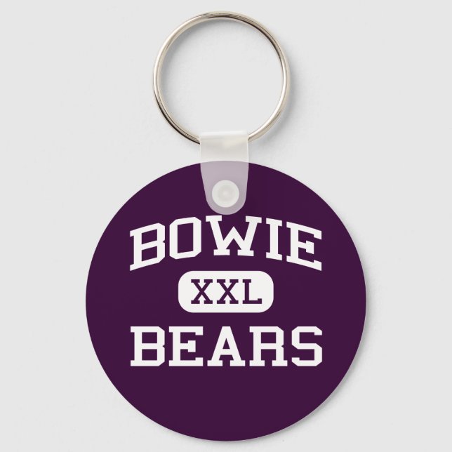Porte-clés Bowie - Ours - Bowie High School - El Paso Texas (Recto)
