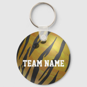 Porte-clés Bowling Ball Tiger Jaune
