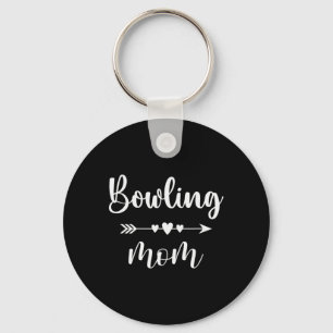Porte-clés Bowling Maman Drôle Bowling Amateurs Cadeau Femme 