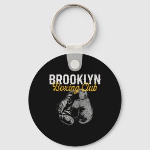 Porte-clés Boxer en détresse Retro Brooklyn Boxer Club Vintag