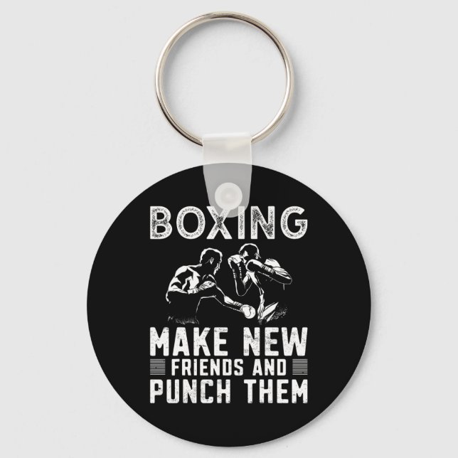 Porte-clés Boxeur de boxe 1  (Recto)