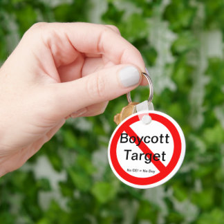 Porte-clés Boycott Porte - clé cible