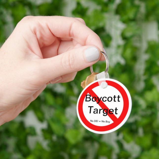 Porte-clés Boycott Porte - clé cible (main)