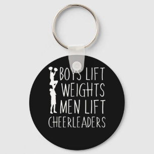 Porte-clés Boys Lift Weights Men Lift Cheerleaders