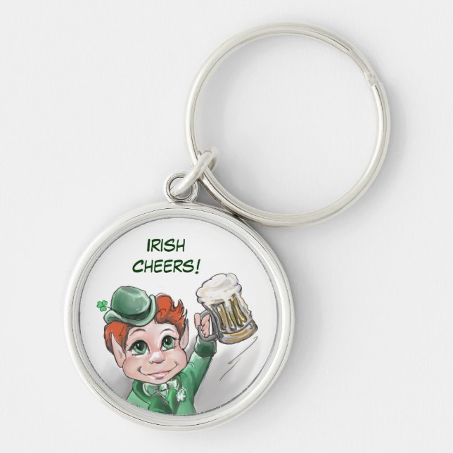 Porte-clés Bravo irlandais ! Porte - clé Portrait (Devant)