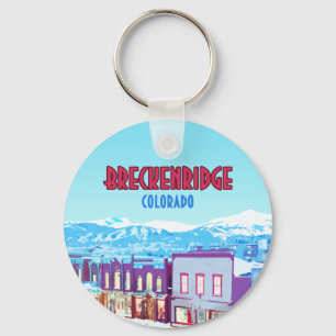 Porte-clés Breckenridge Colorado Downtown Mountains