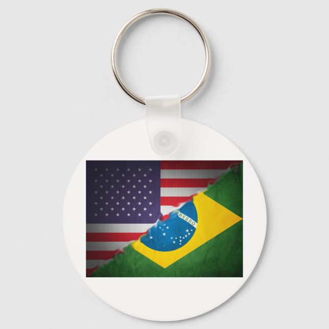 Porte-clés brésil et amérique (Recto)