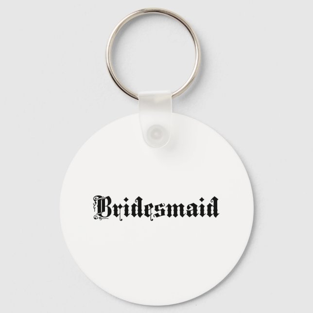 Porte-clés Bridesmaid (Recto)
