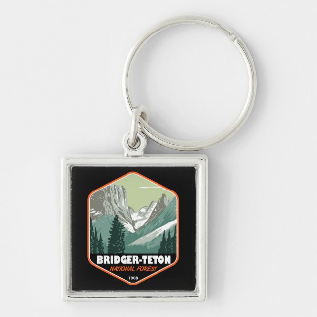 Porte-clés Bridger Teton National Forest Upper Green River (Devant)