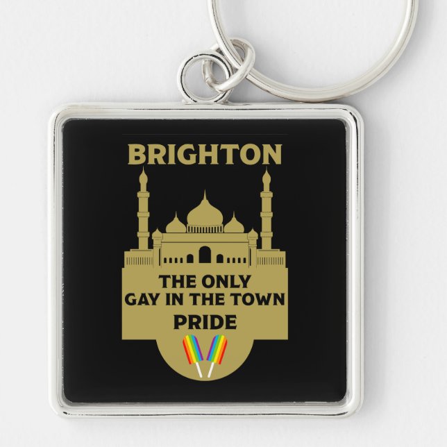 Porte-clés Brighton Gay pride - Brighton England LGBT - (Devant)