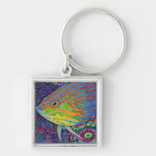 Porte-clés Brillant poisson tropical I