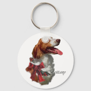 Porte-clés Brittany Spaniel Christmas Gifts