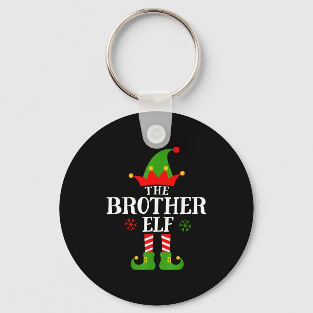 Porte-clés Brother Elf Funny Matching Family Group Christmas  (Recto)