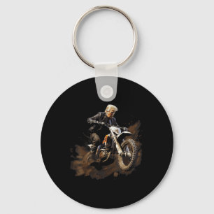 Porte-clés Brraaap Funny Dirt Vélo Motocross Pour Les Voyageu