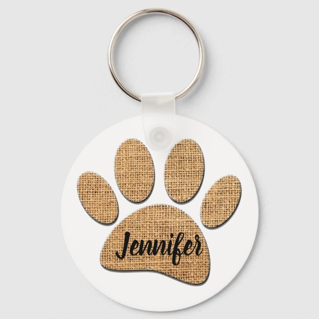 Porte-clés Brûlure à mât de chien (Recto)