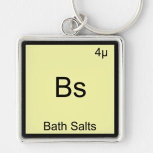 Porte-clés Bs - Sels de bain Funny Élément Mème Chimie Tee