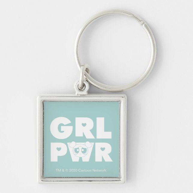 Porte-clés Bubbles : Girl Power (Devant)