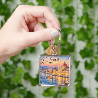 Porte-clés Budapest Hongrie Danube Parlement Noël