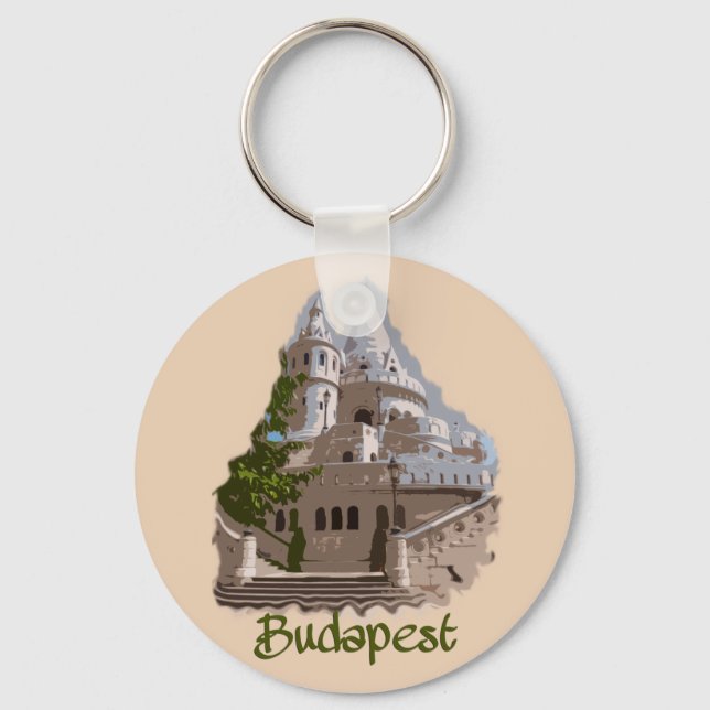 Porte-clés Budapest : Le bastion des pêcheurs (Recto)