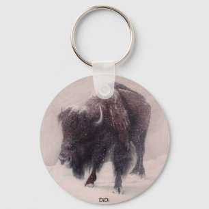 Porte-clés Buffalo Blizzard, peinture de DiDi