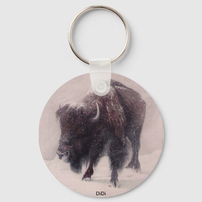 Porte-clés Buffalo Blizzard, peinture de DiDi (Recto)