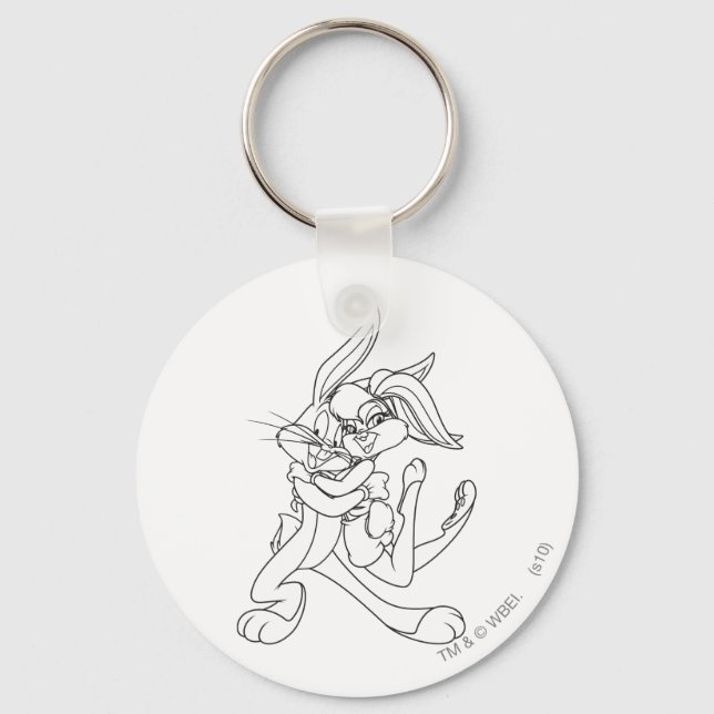 Porte-clés BUGS BUNNY™ et Lola Bunny (Recto)
